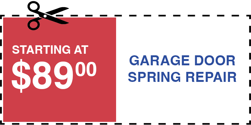 89 garage door SPRING repair Merrick