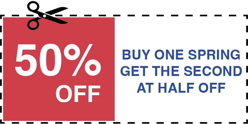 HALF OFF GARAGE SPRING Merrick