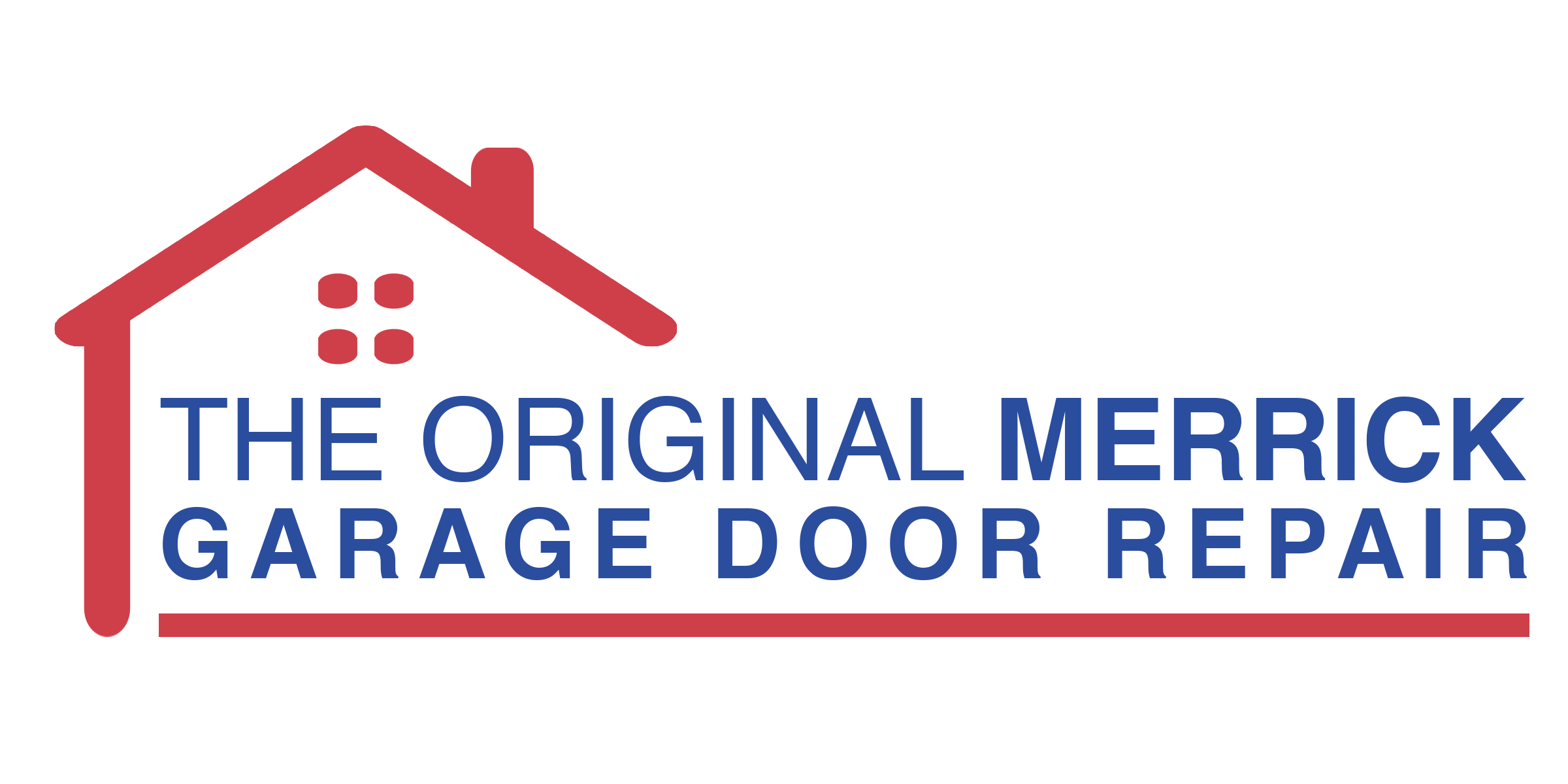 the original garage door repair Merrick logo